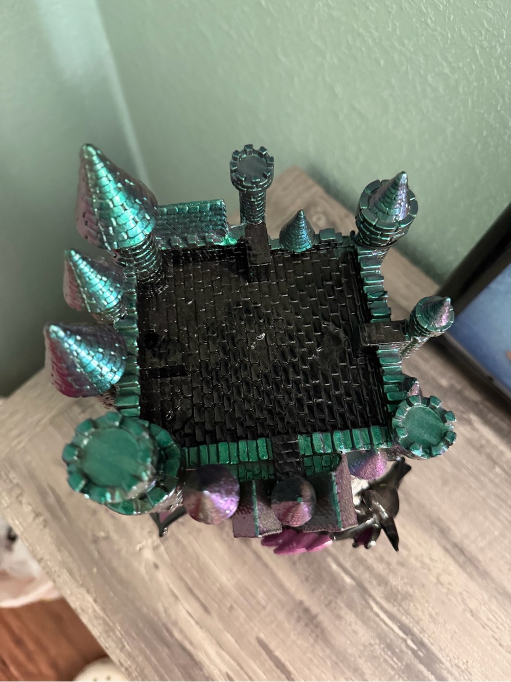 Bath & Body Works Disney Villain Maleficent Dragon Castle Pedestal Candle Holder